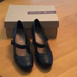 Clarks Black Heels